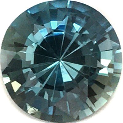 Natural Heated Teal Greenish Blue Sapphire 3.27 carats 