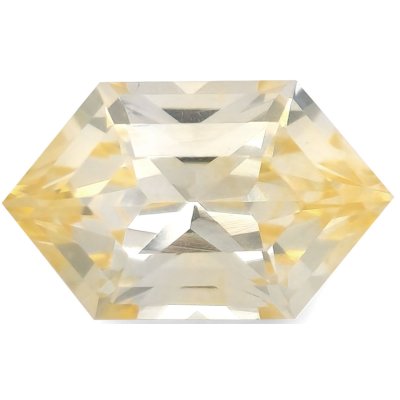 Natural Heated Hexagonal Yellow Sapphire 2.75 carats
